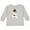 AC-Heather Grey, variant on Inktastic Karate Girl, Cute Girl, Black Belt, Brown Hair Girls Long Sleeve Toddler T-Shirt