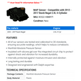 thumbnail image 2 of MAP Sensor - Compatible with 2012 - 2017 Buick Regal 2.0L 4-Cylinder 2013 2014 2015 2016, 2 of 2