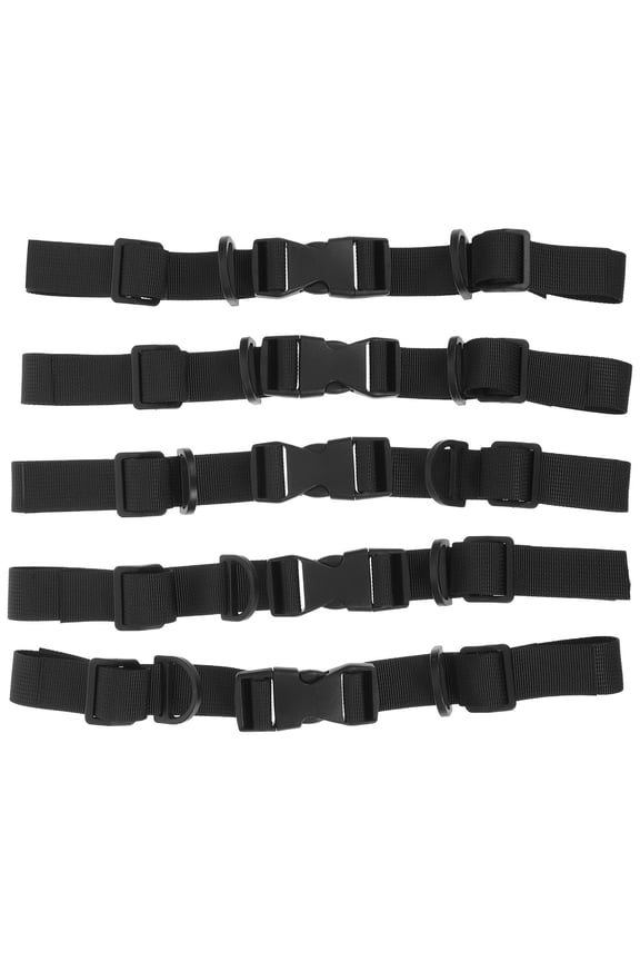 5-Pack Adjustable Nylon Chest Straps for Backpacks with Anti- Design and Enhanced Stability Support for Outdoor Activities