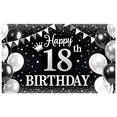 thumbnail image 6 of Yatrandify Decorative Design Happy 18th Birthday Banner Balloon Decoration Party Decoration for Birthday Party Indoor Decoration Photo Shoot, 6 of 7