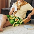 thumbnail image 5 of Kdxio Avocado Print Mens Sleep Shorts Bottoms Soft Comfy Pajama Wear Pants with Drawstring Pockets, 5 of 5