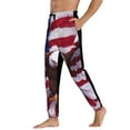 thumbnail image 3 of Kdxio USA Eagle with Spread Wings Pattern Joggers,Sweatpants for Men with Pockets-3X-Large, 3 of 5