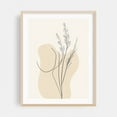 thumbnail image 2 of Floral Line Art Illustration - Line Drawing Line Art Minimalist Botanical Abstract Floral Nature Modern Art Unframed Wall Art Print 5 x 7 inches, 2 of 4
