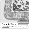 thumbnail image 5 of Vintage Bathroom Runner Rug Gray Non-Slip Soft Long Bathroom Rugs Machine Washable Oriental Persian Bath Mat Traditional Farmhouse Floral Floor Mats for Sink Shower Bathtub, 18x47 inch, 5 of 6
