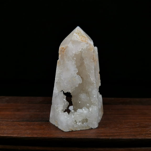 agate geode Crystal Towers ~ Natural Healing Crystal Point Obelisk for Reiki Healing and Crystal Grid 0.2kg