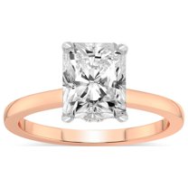 2 Carat IGI Certified Radiant Shape Lab Grown Diamond Engagement Ring | 14K Rose Gold | Mystic Secret Halo Lab Diamond Ring | FG-VS1-VS2 Quality Friendly Diamonds
