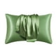thumbnail image 2 of Funda de almohada de satén para cabello y piel, juego de 2 fundas de almohada de tamaño estándar y paquete de 2 fundas de almohada de satén suave (50,8 x 76,2 cm), 2 of 7