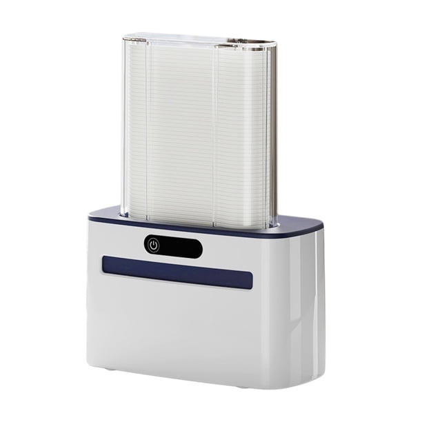 Dispensador de hilo dental inteligente, estuche organizador para guardar palillos de hilo dental Azul oscuro