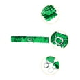 thumbnail image 2 of INSPIRE CHIC Women's Shimmer Skinny Stretchy Waist Belts Sequins Decor Elastic Belts for Dresses Green, 2 of 6