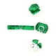 thumbnail image 2 of Cinturones elásticos delgados de 2 piezas para mujer INSPIRE CHIC con brillo y decoraciones de lentejuelas color verde, 2 of 6