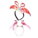 thumbnail image 2 of KAKOWELY 2 diademas tropicales con diseño de flamencos, ideal para fiestas luau y verano., 2 of 4