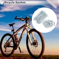 thumbnail image 2 of Unique Bargains 36pcs Universal Bicycle Spokes 12G Bike Wheel Spokes Nipple Silver Tone Carbon Steel Galvanized Silver Tone-69mm, 2 of 7