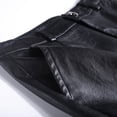 thumbnail image 3 of Pantalones de cuero para mujer, pantalones anchos y recortados de cintura alta, pantalones de cuero PU sueltos de otoño e invierno, estilo coreano, ropa exterior adelgazante de talla grande, 3 of 5