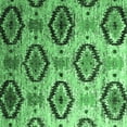 thumbnail image 1 of Ahgly Company Indoor Square Southwestern Emerald Green Country Area Rugs, 6' Square, 1 of 4