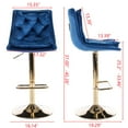 thumbnail image 4 of Velvet + Golden Leg - Swivel Feature - In Game Rooms - Fun and Comfortable, 4 of 6