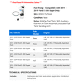 thumbnail image 2 of Fuel Pump - Compatible with 2011 - 2019 Ford E-350 Super Duty 2012 2013 2014 2015 2016 2017 2018, 2 of 2
