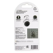 Brinks 50mm Steel Dial Combination Padlock with 1in Shackle