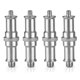 thumbnail image 1 of 4 Piezas Estándar de 1/4 Una 3/8 de Pulgada Adaptador Tornillo Roscado de Metal Macho, 1 of 4