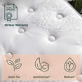 thumbnail image 2 of Zinus 14 Inch Gel Memory Foam Pocket Spring Hybrid Mattress / Pocket Innersprings for Motion Isolation / Cooling Foam / Edge Support, Queen, 2 of 6