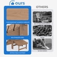 thumbnail image 3 of KINGYES Folding Adirondack Chair set of 2, Adjustable Backrest with Pull-Out Footrest & 4-in-1 Mobile Phone, Tablet, Cup Holder Tray, HDPE Plastic Adirondack Chair for Patio Garden Outdoors Fire Pit, 3 of 10