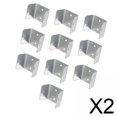 thumbnail image 1 of Soportes para vallas,Soportes para cercas de madera,vinilo y postes metálicos,Abrazaderas cuadradas para tuberías,conectores en forma de U,Piezas de montaje para conectores de paneles de, 1 of 8