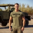 thumbnail image 3 of Gift Set for Men – American Workout Gym Shirt with Spartan Warrior Pendant, Mens Gym T-Shirt, Fitness Gift, Motivational Gym Wear, 3 of 6