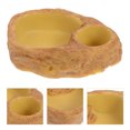 thumbnail image 2 of Shisuyan Turtle Water Dish Feeding Basin Orange 1Set Safe Feeding for Reptiles, 2 of 8