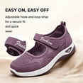 thumbnail image 4 of CHICVOMEY Comfortable Women's Sneakers Lightweight Hook‑and‑Loop Mary Jane Shoes Breathable Mesh Walking Shoes Ideal for Daily Wear & Walking, 4 of 8