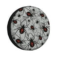 thumbnail image 1 of Fotbe Spiders Funda de Llanta de Repuesto con Estampado, Engrosada, Ajuste Universal para Jeep, Remolque, RV, SUV, Camión-17 inch, 1 of 6