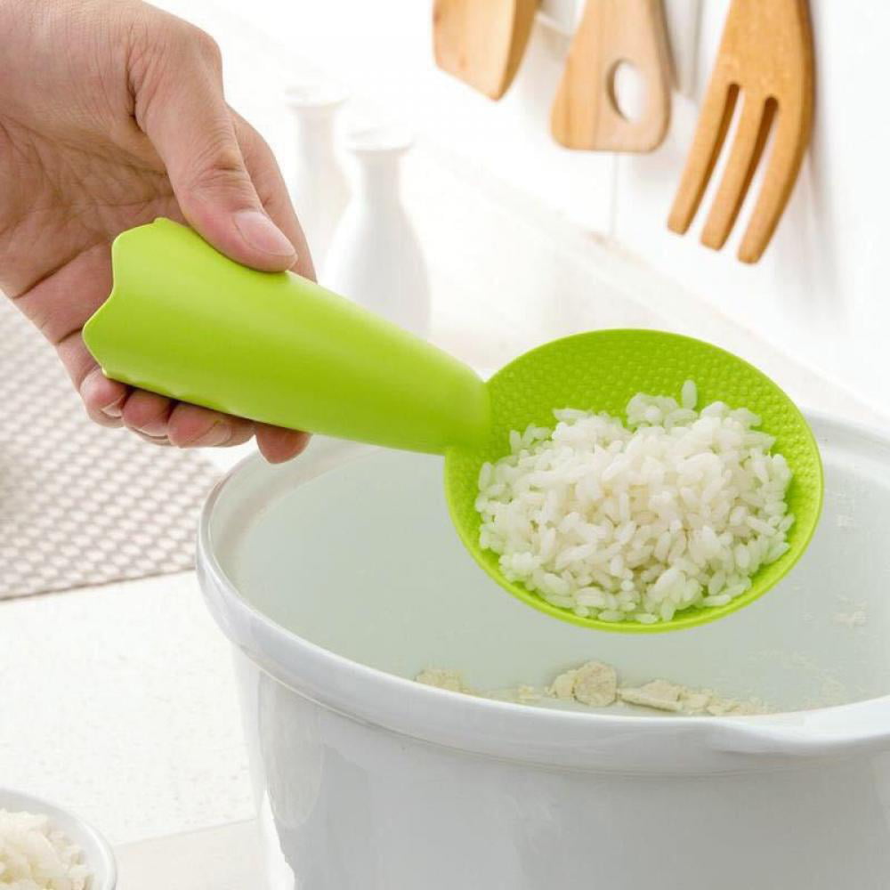 1psc Creative Lovely Rice Scoop nonstick spatula Plastic short