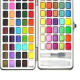 thumbnail image 4 of pitrice Professionals Solid Watercolor Paint Set Hobbyists Painters Drawing Supply Adults Travel for Water Brushes Nylon Students Adults Kids 90 Colors, 4 of 9