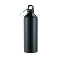 thumbnail image 1 of Botellas de agua de 750 ml con mosquetón Botella de agua de aluminio portátil Jarra de agua reutiliz Tomshoo  Negro, 1 of 7