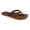 Chocolate, variant on COBIAN Adult Female Bethany Braided Pacifica Flip Flop Sandals, Color: Cream, Size: 08