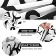 thumbnail image 4 of Solid Stretch Dining Room Chair Cover Removable Washable Slipcover 4pcs, 4 of 9