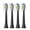 4pcs Black, variant on Replacement Brush Heads Compatible with Philips Sonicare Electric Toothbrush Fit for EasyClean, Gum Health, FlexCare, Healthy