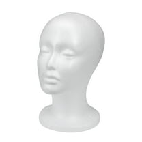 HONITANO 1Set Hat Model Mannequin Head for Salon Use in Foam Material with Transport Function 11.8X7.9X3.9In