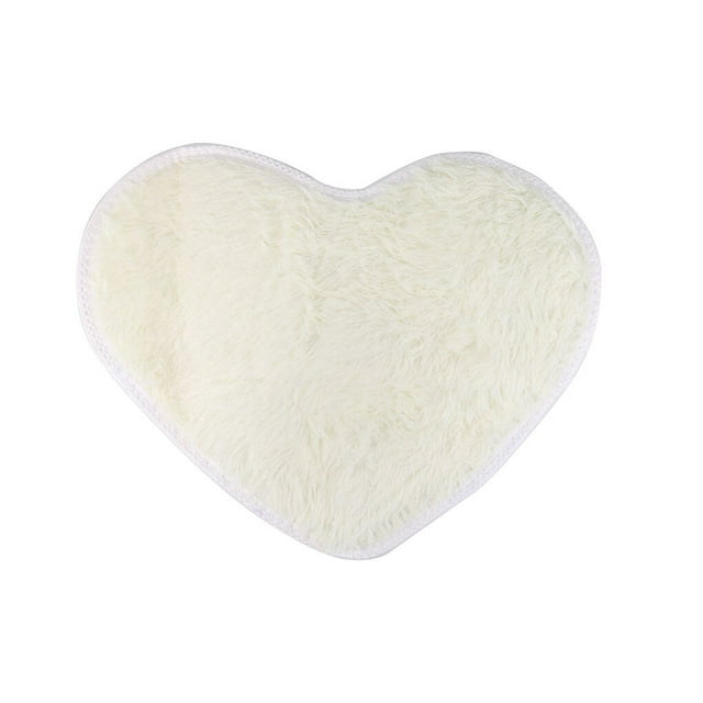 pitrice Heart Shaped Non-Slip Soft Tufted Rug Mat Carpet Floor Mat Area Rug