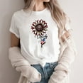 thumbnail image 3 of Oplxuo American Flag Heart Shirts for Women 4th of July T-Shirt Graphic Patriot Tee USA Flag Shirt Tops, 3 of 4