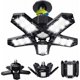 thumbnail image 1 of Lámpara LED de garaje superbrillante deformable, luz LED de garaje ultrabrillante para iluminación de 360°, luz de taller de 120 W y 12 000 lúmenes con fácil instalación, sistema de enfriamiento, 1 of 5