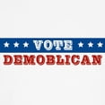 thumbnail image 3 of CafePress - Vote Demoblican T Shirt - 100% Cotton Ringed T-Shirt, 3 of 4