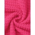 thumbnail image 5 of DARING DIVA Sleeveless Coverup Crochet See Through Halter Neck Dress M Hot Pink, 5 of 6