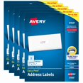 thumbnail image 1 of Etiquetas de dirección Avery Easy Peel Sure Feed 3750, color blanco, paquete de 5, 1 of 9