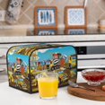 thumbnail image 5 of Toaster Covers 2 Slice, Different Construction Site Vehicles Waterproof Bread Machine Cover Fits for Standard 2 Slice Toasters, Home Decor Toaster Protection with Hanging Rope, 5 of 7