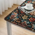 thumbnail image 5 of Acheng Flowers Square Tablecloth Outdoor Fitted 100% Polyester Fiber 36*36, 5 of 8