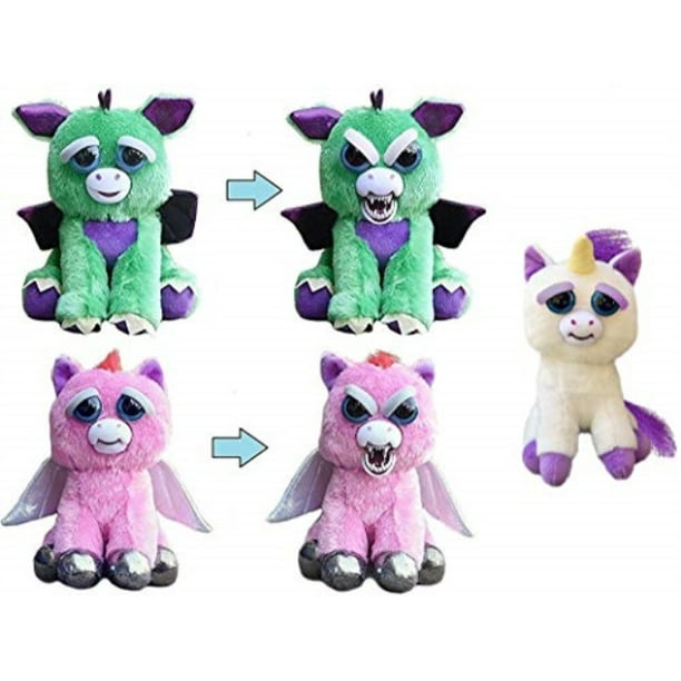 William Mark Feisty Pets Mystic Mischief 3 Pack Dragon Pegasus Unicorn Walmart Com Walmart Com