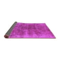 thumbnail image 2 of Ahgly Company Indoor Round Oriental Purple Industrial Area Rugs, 8' Round, 2 of 4