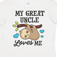 thumbnail image 4 of Inktastic My Great Uncle Loves Me with Sloth and Hearts Boys or Girls Toddler T-Shirt, 4 of 5