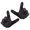 Black, variant on O Windproof Winter Warm Gloves Full Finger Ski Snowboard Gloves Nonslip Thermals Glove for Cold Weather Enduring