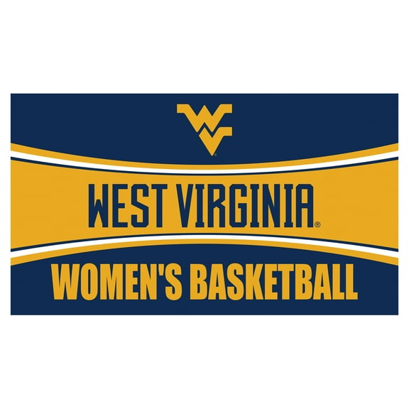 West Virginia Mountaineers 28" x 16" Women's Basketball Trapper Door Mat