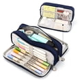 thumbnail image 4 of Lzobxe Pencil Case Expandable Extra Large Pencil Pouch with Zipper, Soft and Portable Storage Organizer for Adults Men Women Office Essentials, 4 of 6